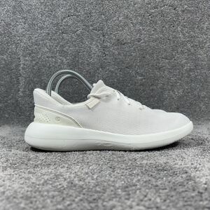 Kizik Madrid Eco-Knit Womens Size 8 White Hands Free Slip On Athletic Shoes Used